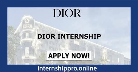 dior internship summer 2018|Dior summer internship.